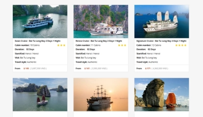 How to book cruise in Bai Tu Long bay