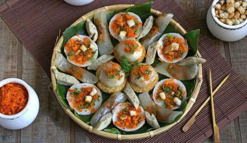 banh nam, banh loc, banh beo