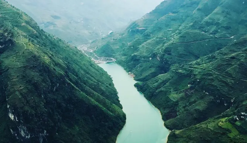melhor época para viajar para Ha Giang, Vietnã; viagem ao rio Nho Que
