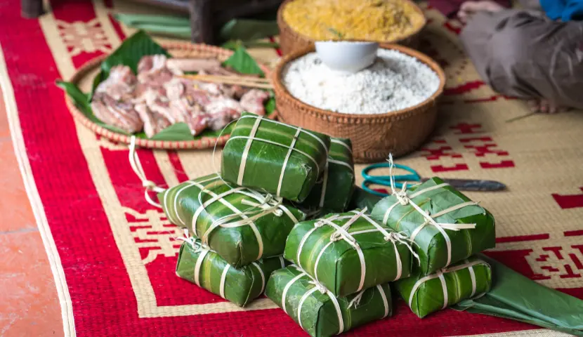 sticky rice on tet holiday