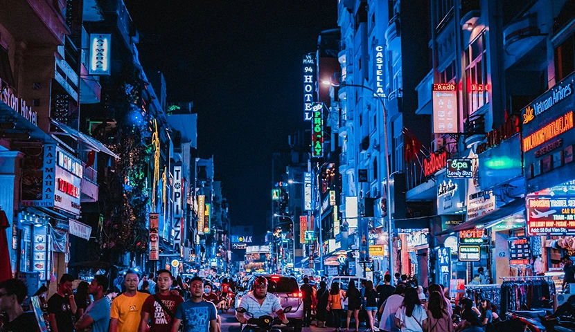 Ho Chi Minh nightlife center