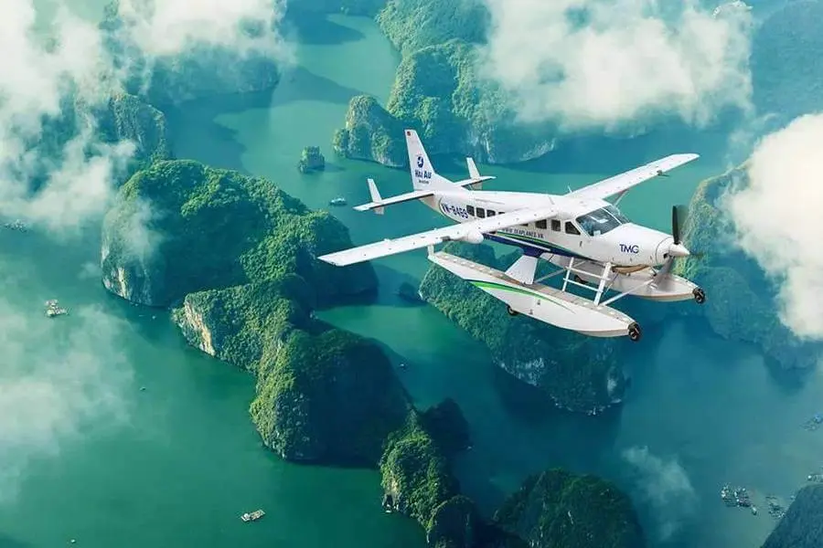 hidroavión de Hanói a la bahía de Ha Long