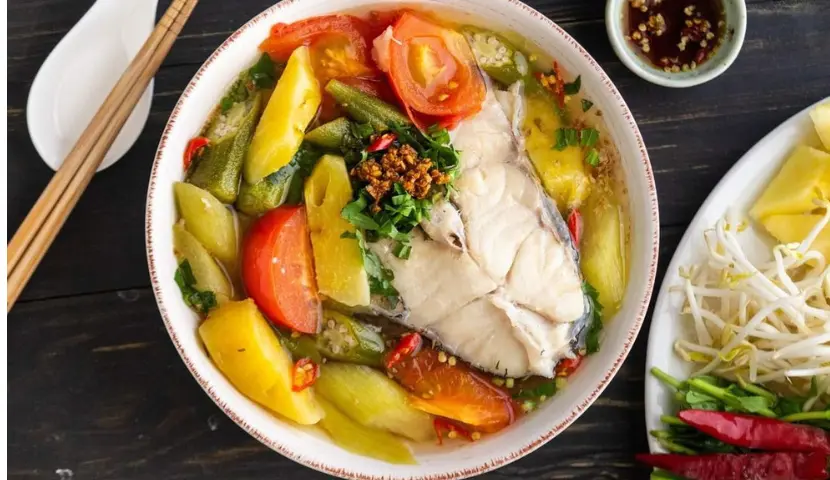Southern traditional dishes sour soup