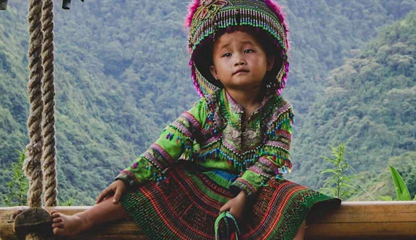 La ragazza Hmong a Sapa