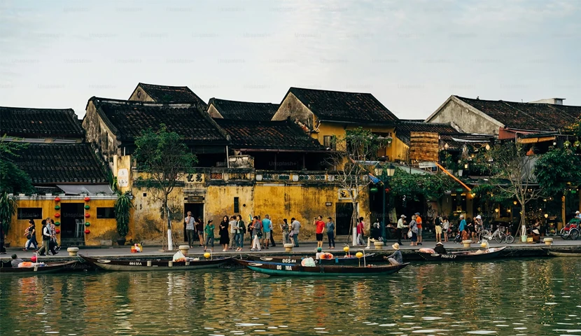 The waterfront of Hoi An